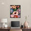 Art de fleurs maximales colorées sur toile Sunshine-104334898-104334906
