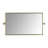 Antique Metal Framed Rectangle Wall Mirror