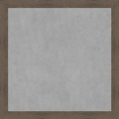 Hardwood Mocha Narrow Framed Magnetic Board