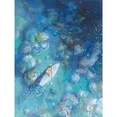 Paddle Board Exploring I Rosecliff Heights Size: 20 H x 20 W