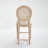 Montagne Solid Wood Bar stools Set of 2, Classic French Country Wooden Barstools with Upholstered Seating-890947872