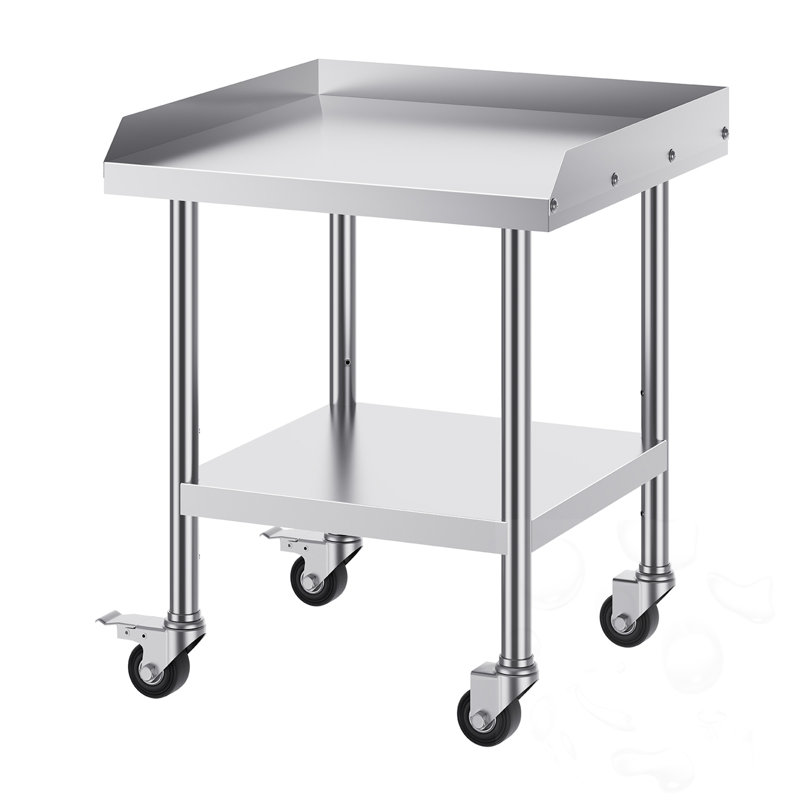 Table de travail à 4 roues