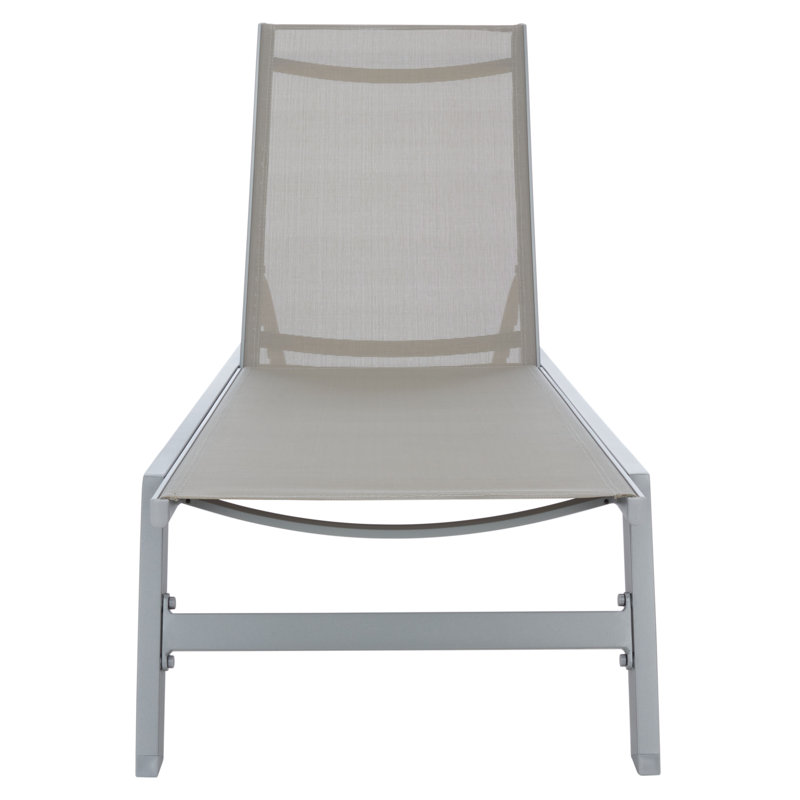 Caela Outdoor Chaise Sunlounger, Grey