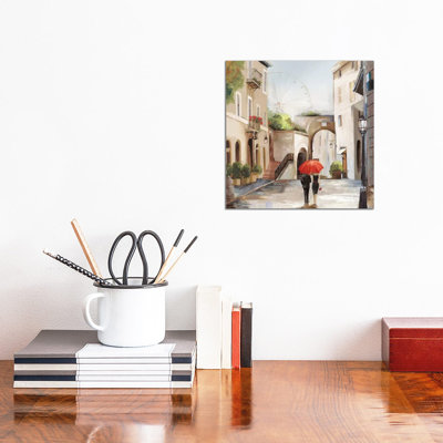 Old Town by Allison Pearce - Wrapped Canvas Painting