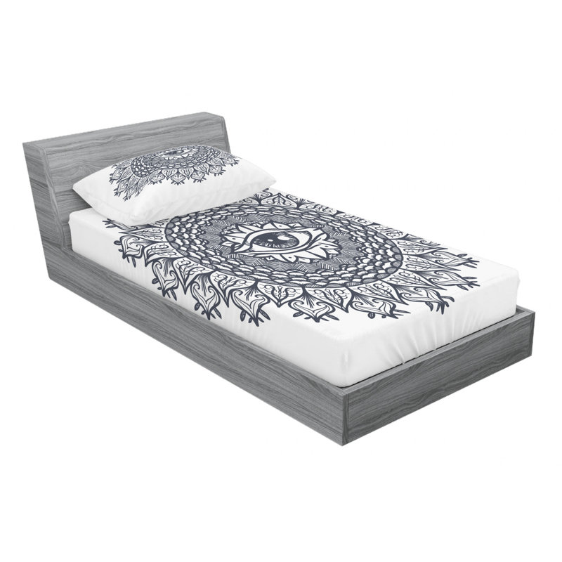 Microfiber Sheet Set, Twin Sheet Set with Fitted Sheet