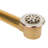 Trip Lever Leg Tub Drain with Overflow-100521608