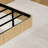 Queen Oak Floating Bed Frame, Wave Curve Wood Panel, Led Lights With 60000 + Color Choices, Heavy Duty Metal Support, Concealed Internal Structure, Sound - Activated Scene Switching, Texture,-742716447-742716445