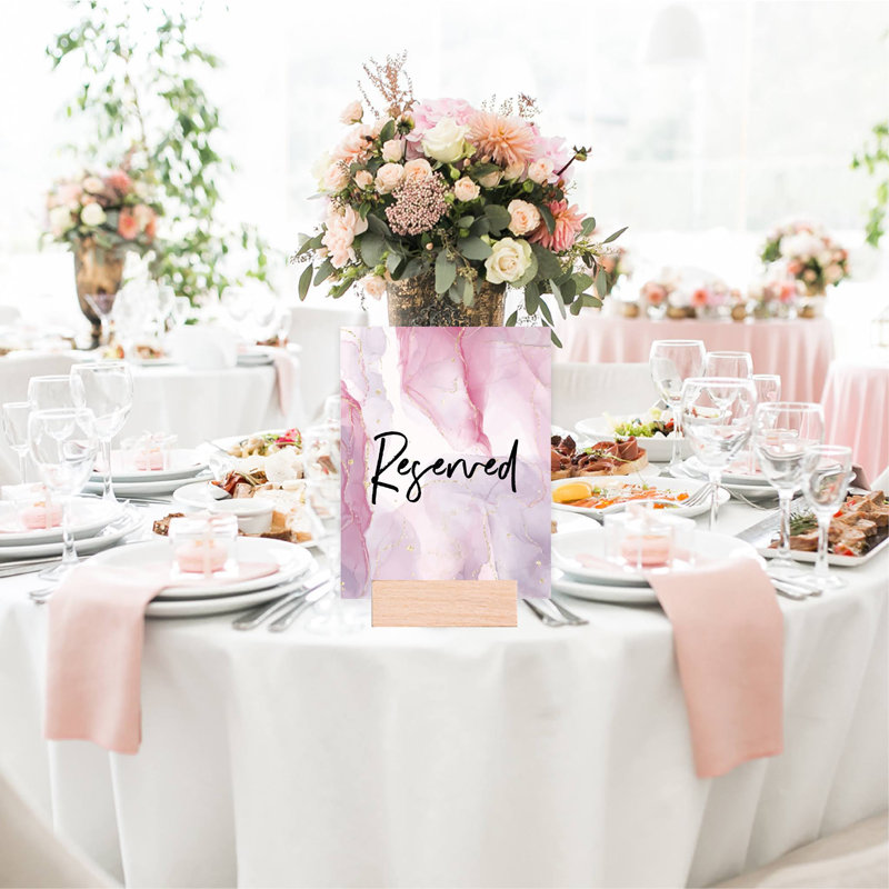 Décor de mariage et signes