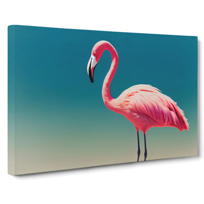 Soulful Flamingo - Wrapped Canvas