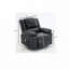 Fauteuil inclinable à télécommande chauffant et chauffant-911362033