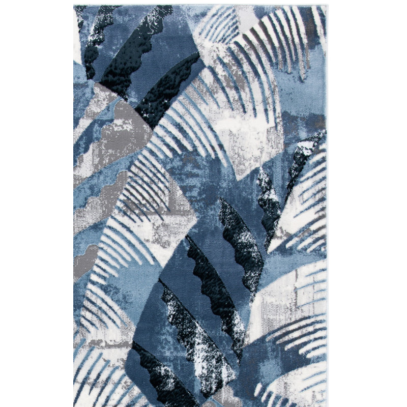 Eltingville Performance Abstract Rug, Rectangle 4'5" x 6'5"