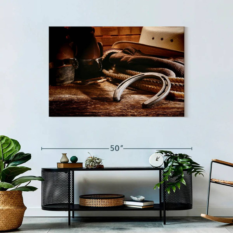 Lelar Western Themed, 30" H x 45" W