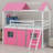 Bunk Wood House Bed With Elegant Windows-1511870977