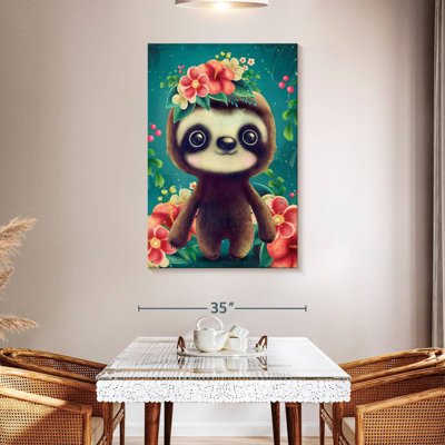 Brampt Floral Sloth