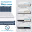Base de lit tapissier Senata Linen-1190855297-1190855298
