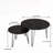 27.56'' Round Nesting Coffee Table Set of 2,  Circular Nesting End Table Set-331867823