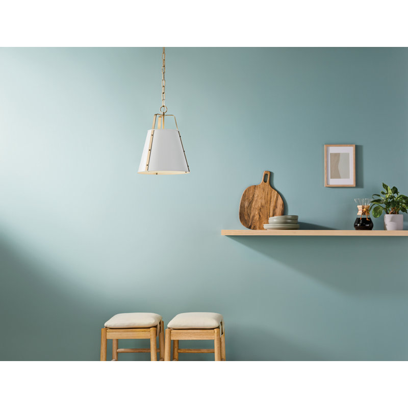 Liebenthal 1 - Light Bell Pendant, 92.75" H x 13" W x 5.25" D, White, White