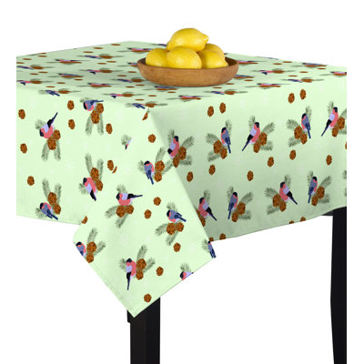 Mccloud Birds and Pinecones Perch Tablecloth