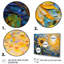 «Blossoming Sunflower In Full Summer», ensemble de reproductions d'art mural fleurs-93338265