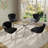 5-Piece Round Glass Dining Table Set-889471836-889471833