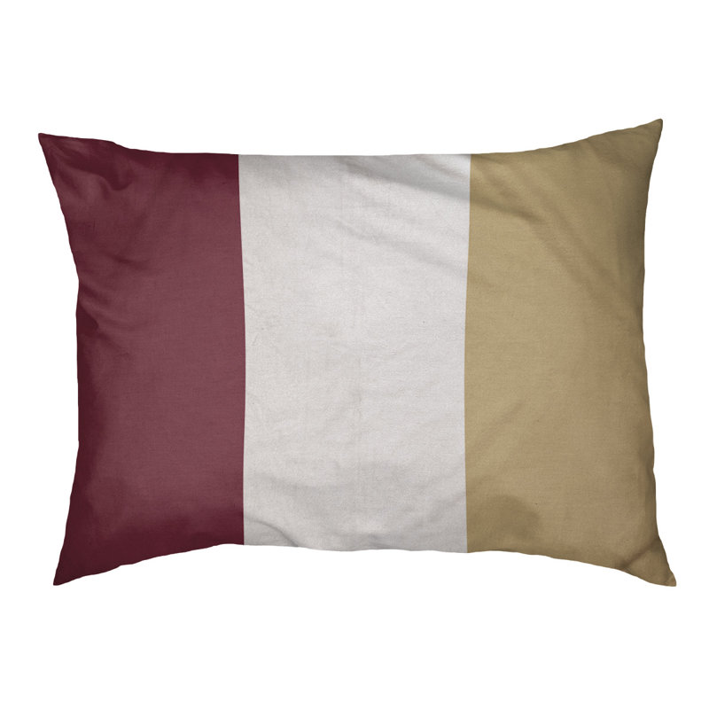 Coussin d'extérieur pour chien Florida Tribe, Moyen (l 28 po x P 18 po x H 6 po), Grenat / blanc / doré