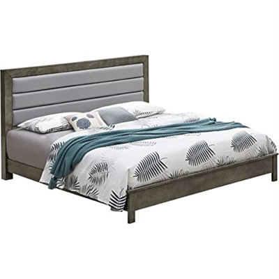 Aguilar Upholstered Faux Leather Bed