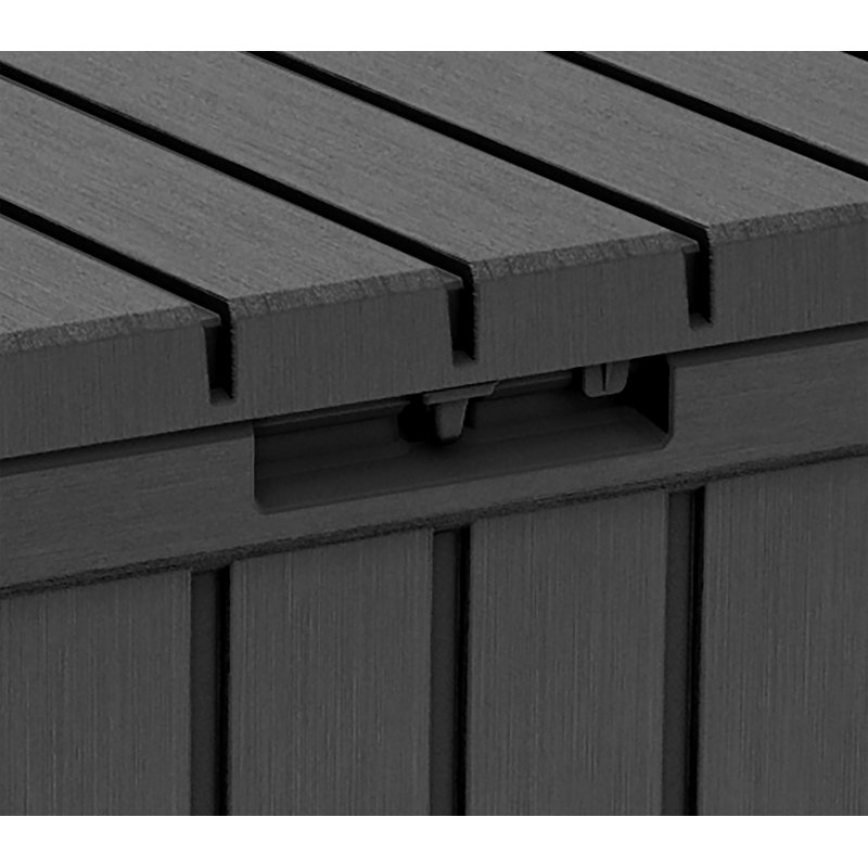 Keter Kentwood Outdoor Garden Storage Box 350L, Graphite