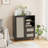 Rattan Buffet Cabinet With Adjustable Shelf, Sideboard With Drawers For Living Room, Kitchen, Entryway-446461572