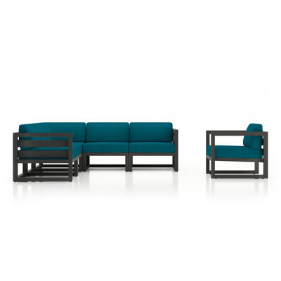 Smith 94" Outdoor Sectional with Sunbrella® Cushions