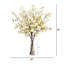 32 po Arrangement de fleurs de cerisier artificielles dans un vase en verre cylindrique-121769135