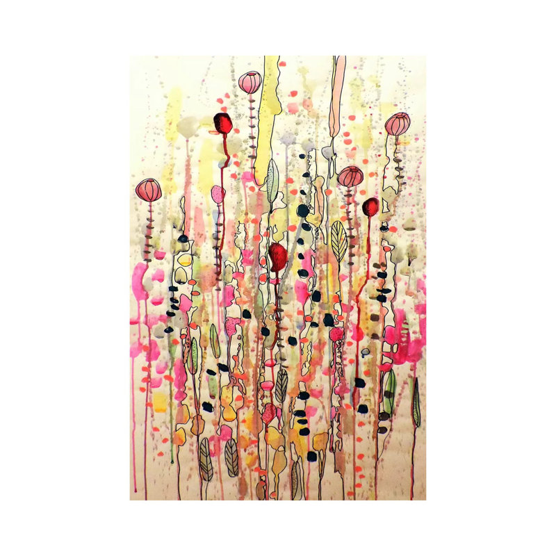 Samsara by Sylvie Demers - Painting on Canvas, Wrapped Canvas, 20.32 cm H x 30.48 cm W