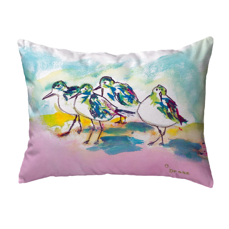  Coussin intérieur / extérieur Sanderlings, 11 po x 14 po