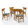 Boutault 4 - Person Solid Wood Top Four Leg Dining Set