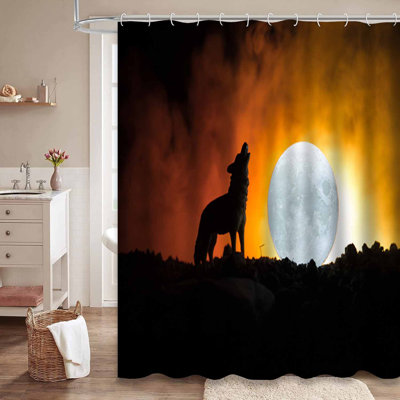 Rideau de douche Howling Wolf