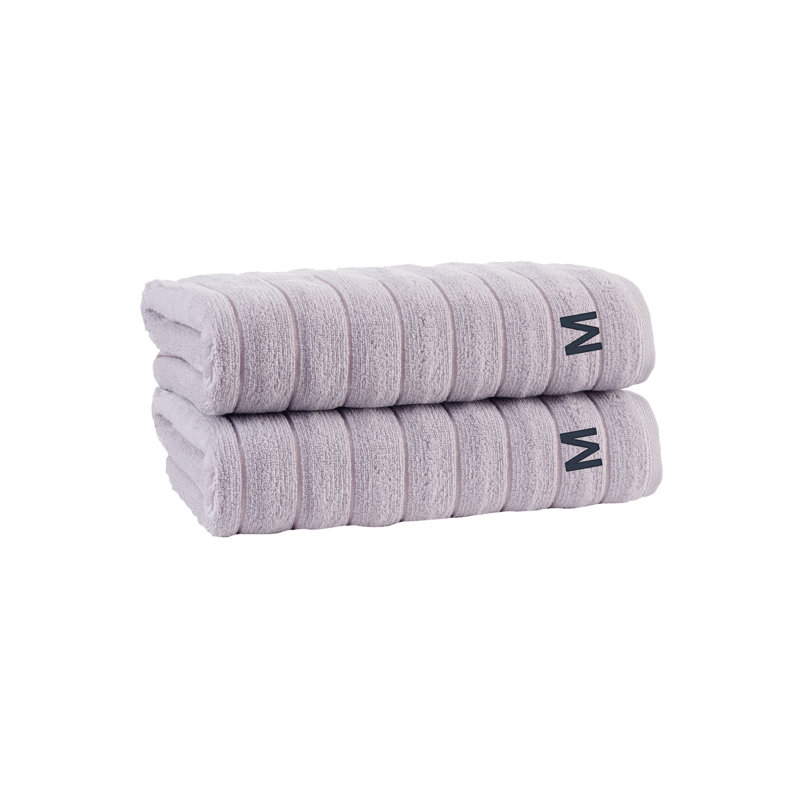 Depue 3 pcs Towel Set, M, Silver