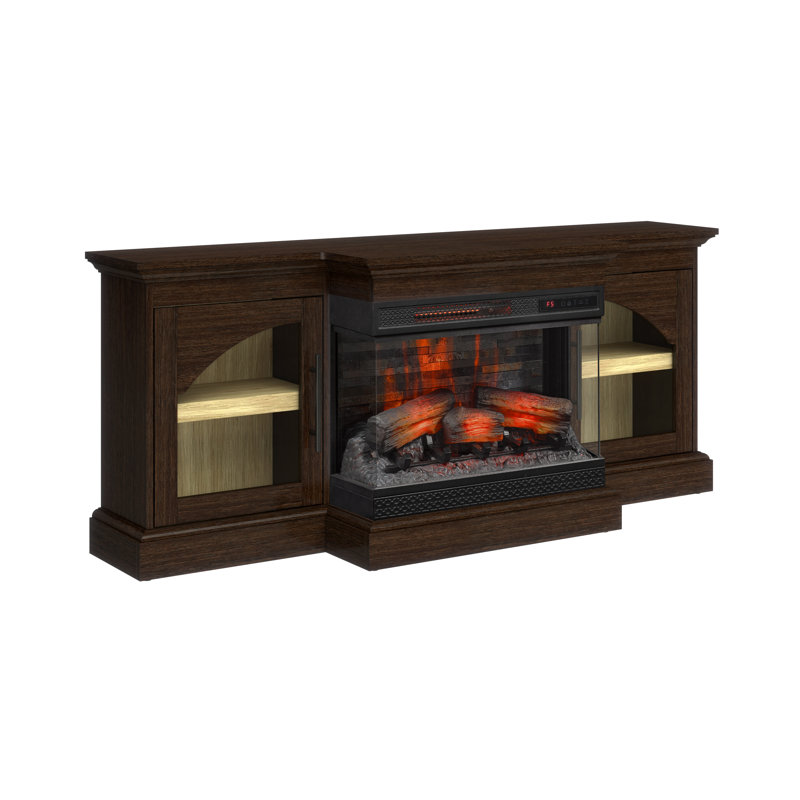 Duraflame® Smart Electric Fireplace TV Stand, 60", Stromburg Oak