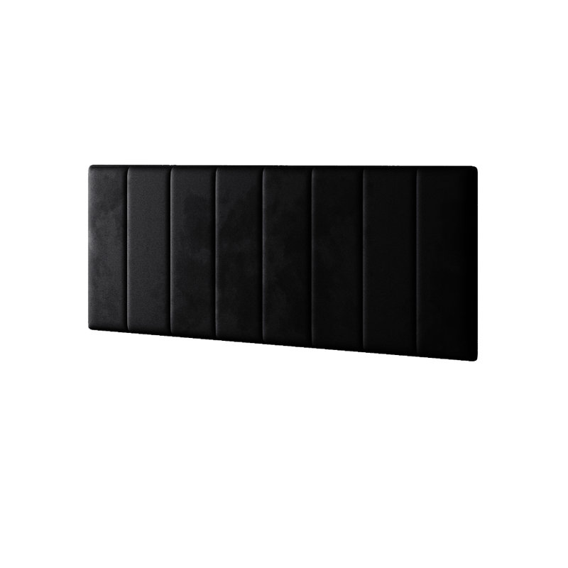 Ohioville Divan Bed Base, Black, Single (3'), 2 Left Drawers