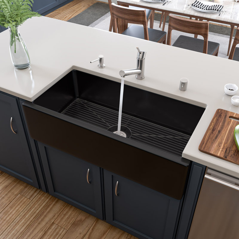 36'' L Single Bowl Fireclay Kitchen Sink