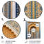 Reproduction murale en métal Morroco Palace Golden Doors IV - Morroco-2137219502