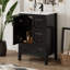 Meuble-lavabo 24 po avec lavabo, une armoire avec porte à fermeture douce, 3 tiroirs à fermeture douce, poignées en métal rétro-6332503