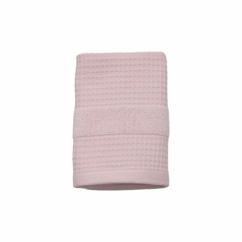 Adayshia Midweight Waffle Washcloth, Pink