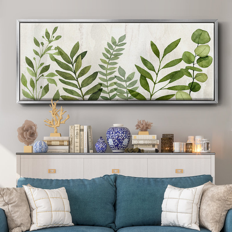 Summer's Glory- Framed Canvas, 12" H x 30" W