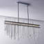 Piovere 1 LT Chrome/Clear Linear Pendant Allegri