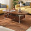 Table basse ovale de style rétro