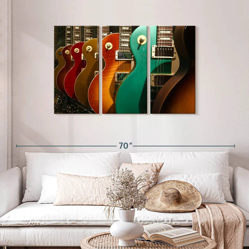 Guitare électrique Abarca, H 28 po x l 45 po