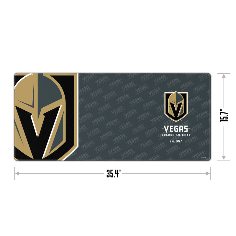 Desk Pad, Gold/Gray