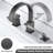Stainless Steel 3-hole Waterfall Roman Bath Tub Faucets With Sprayer,deck Mount,handheld Hand Shower Sprayer With Valve-107927383