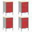 Set Of 8 Steel Medium Height-Adjustable-1902551937