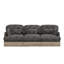 Canapé modulaire confortable en chenille de 100 pouces, canapé léopard moderne pour le salon