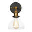 Bras pivotant noir 1 lumière Crafton